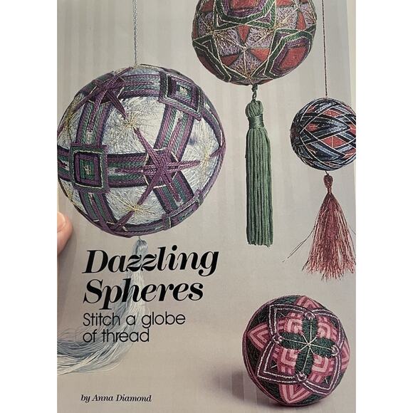 VTG. Threads Magazine Dec 1990 Embroidery Czech Apron Knitting Sewing Needlework - Picture 6 of 9